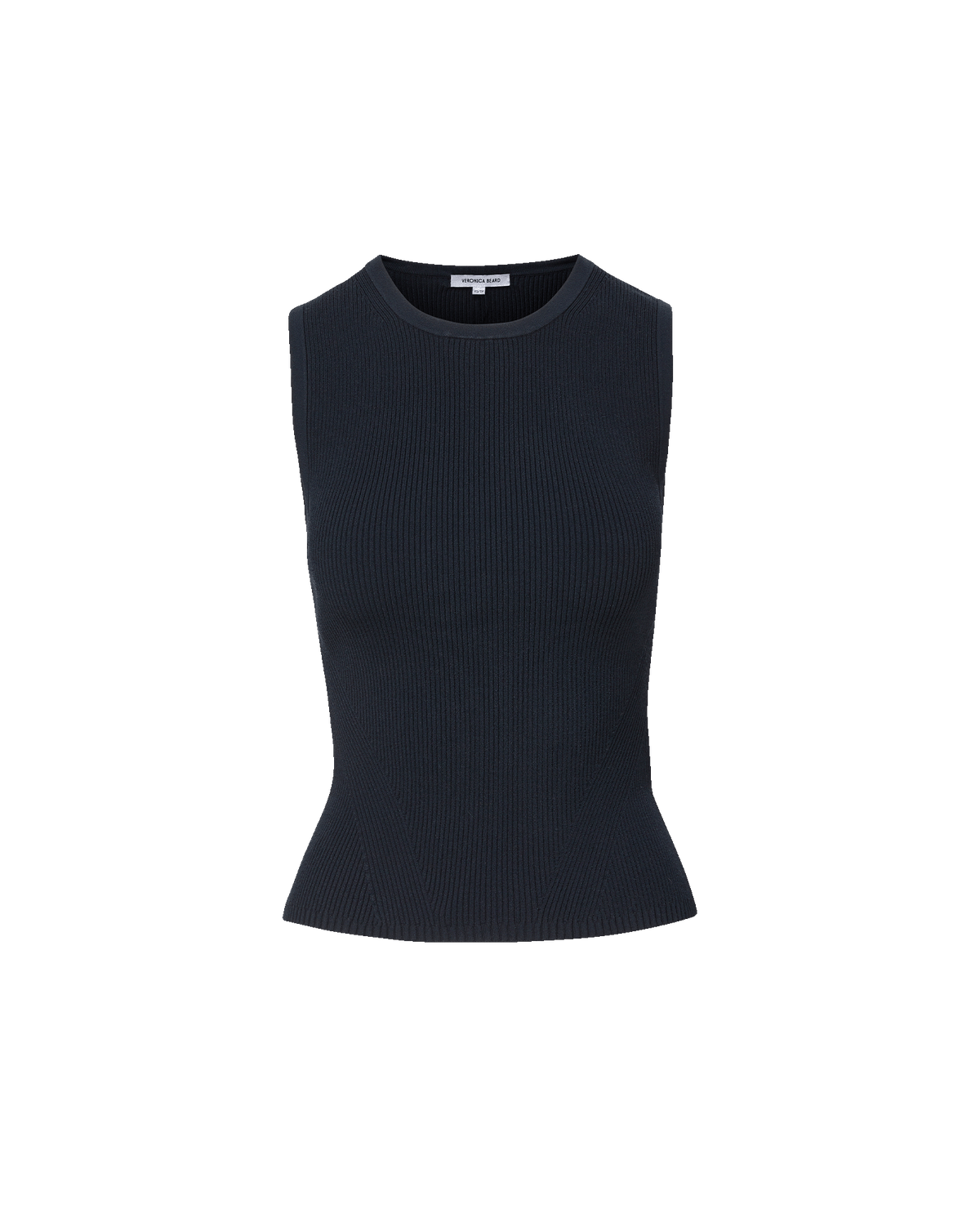 Veronica Beard | Sid Crewneck Knit Tank Top in Navy Navy