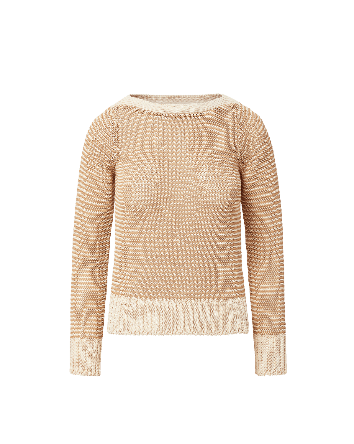Veronica Beard | Orlian Knit Pullover in Chai/Ecru Chai/Ecru