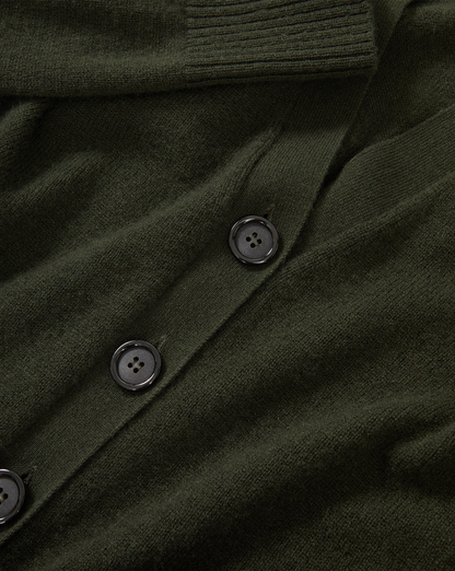 Veronica Beard | Solene Cashmere Cardigan in Loden Loden