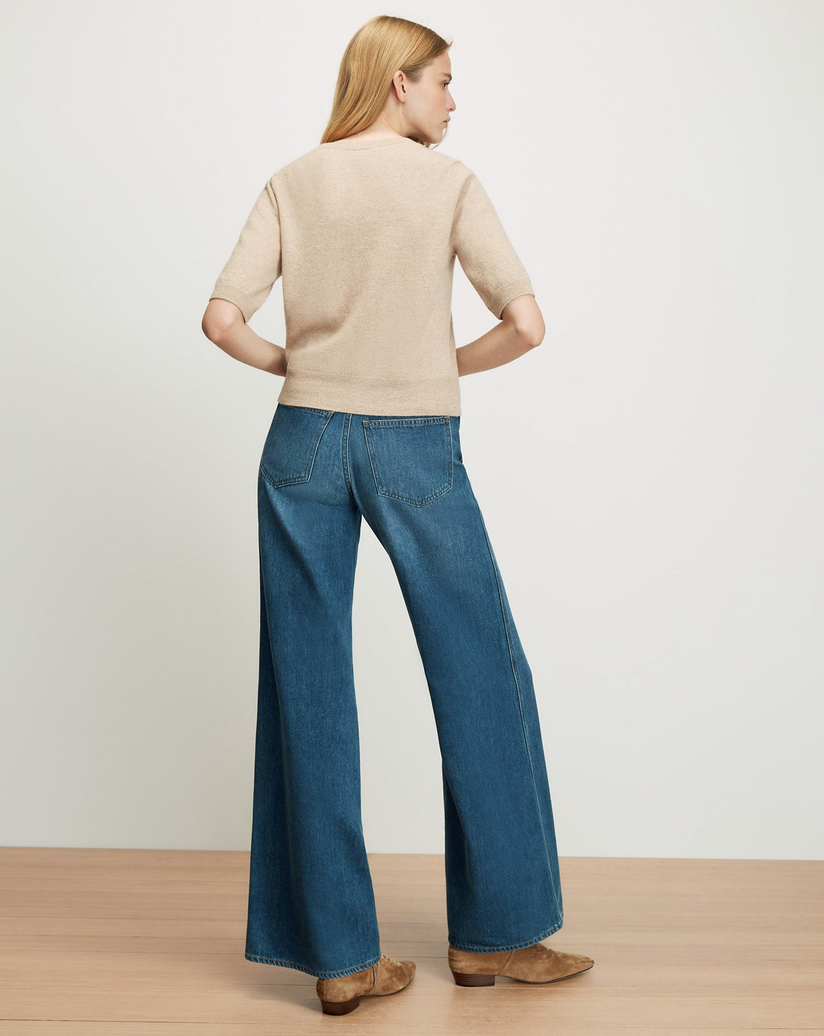 Veronica Beard | Shana Cashmere Sweater in Oatmeal Oatmeal