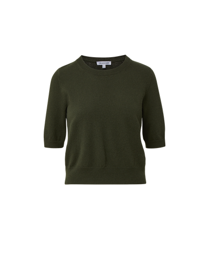 Veronica Beard | Shana Cashmere Sweater in Loden Loden