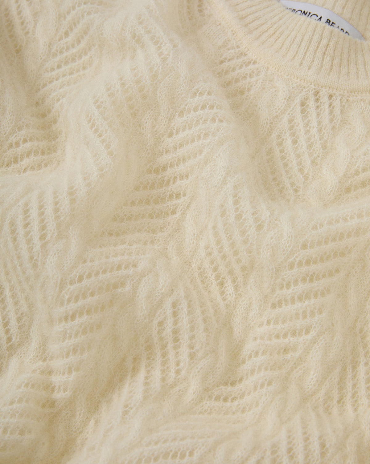 Veronica Beard | Shana Pointelle Sweater in Dove White Dove White