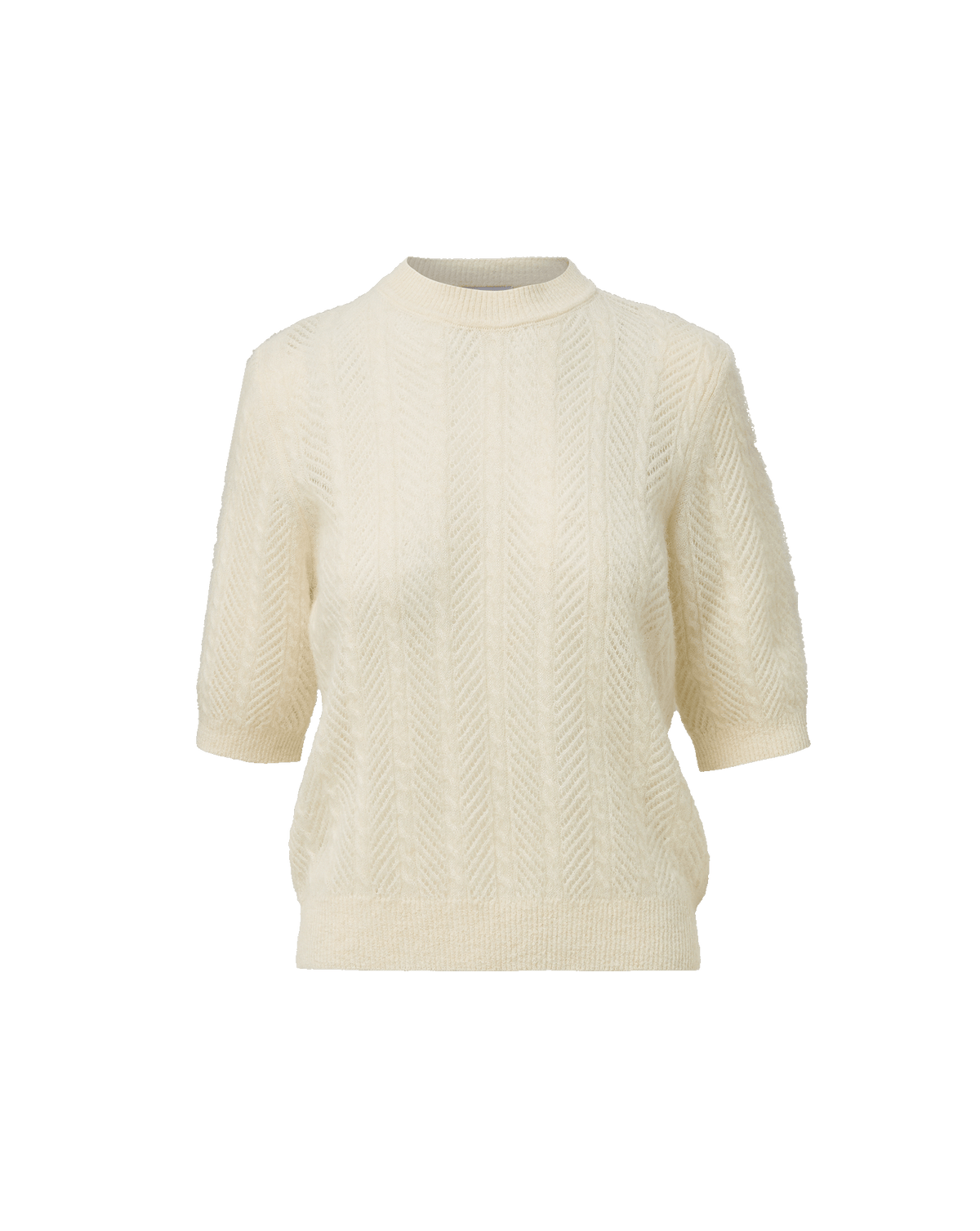 Veronica Beard | Shana Pointelle Sweater in Dove White Dove White