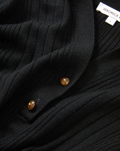 Veronica Beard | Rouni Merino Wool Pullover in Black Black