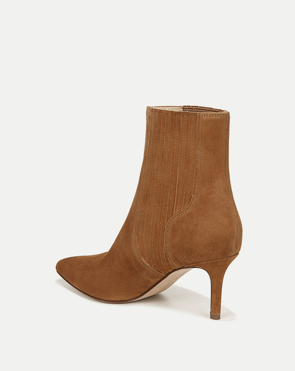 Veronica Beard | Lisa Mid-Heel Ankle Boot in Hazelwood Hazelwood