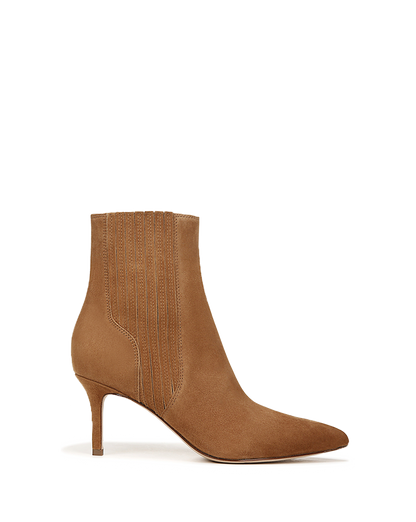 Veronica Beard | Lisa Mid-Heel Ankle Boot in Hazelwood Hazelwood