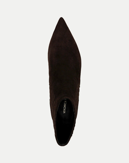 Veronica Beard | Lisa Mid-Heel Ankle Boot in Espresso Espresso