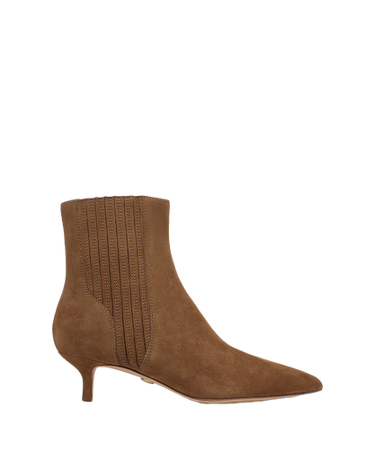 Veronica Beard | Lisa Kitten-Heel Ankle Boot in Hazelwood Hazelwood