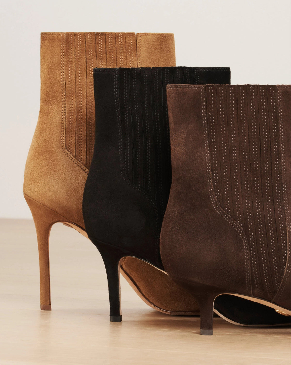 Veronica Beard | Lisa Stiletto Mid-Heel Ankle Boot in Chestnut Chestnut