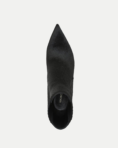 Veronica Beard | Lisa Mid-Heel Ankle Boot in Black Black