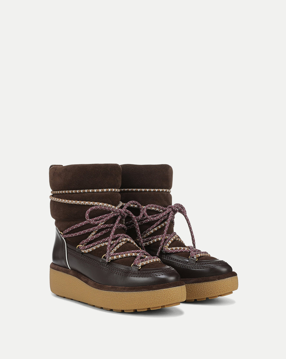 Veronica Beard | Kirsta Suede Boot in Espresso Multi Espresso Multi