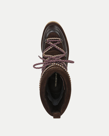 Veronica Beard | Kirsta Suede Boot in Espresso Multi Espresso Multi