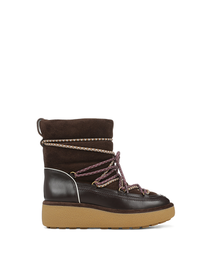 Veronica Beard | Kirsta Suede Boot in Espresso Multi Espresso Multi