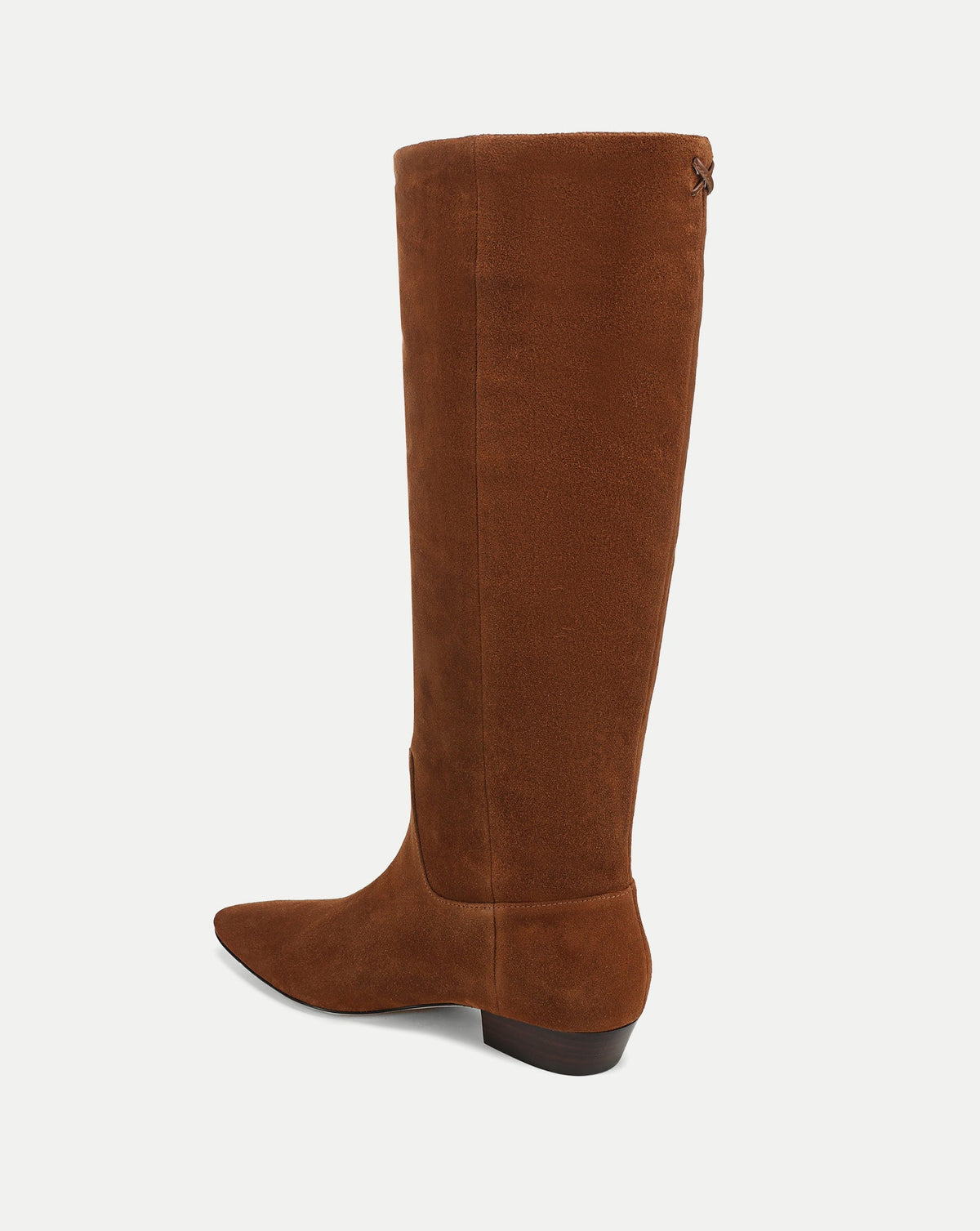 Veronica Beard | Gabrielle Tall Boot in Brown Suede Tobacco