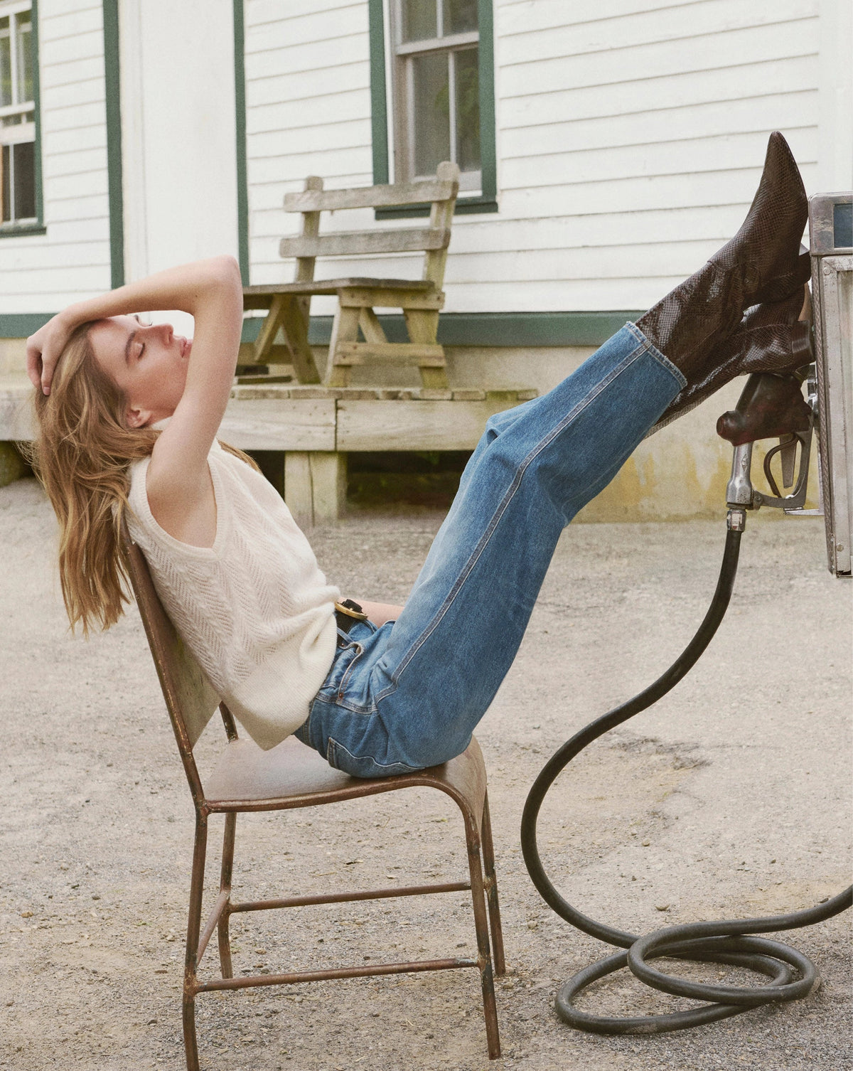 Veronica Beard | Gabrielle Tall Boot in Dark Brown Leather Espresso
