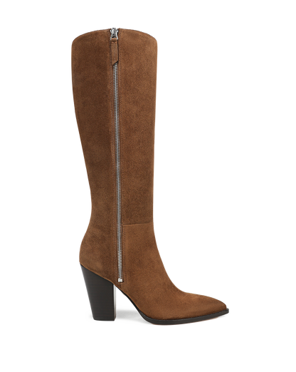 Veronica Beard | Levanne Block-Heel Boot in Chestnut Chestnut