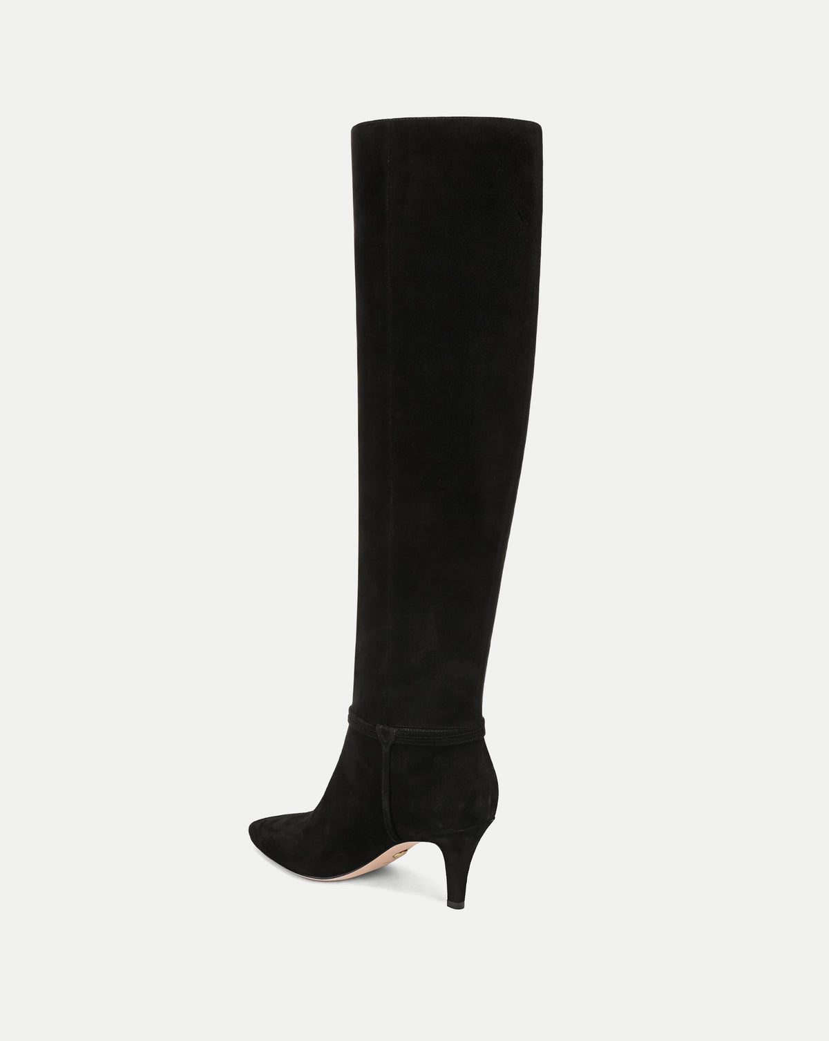 Veronica Beard | Angeline High-Heel Boot in Black Suede Black