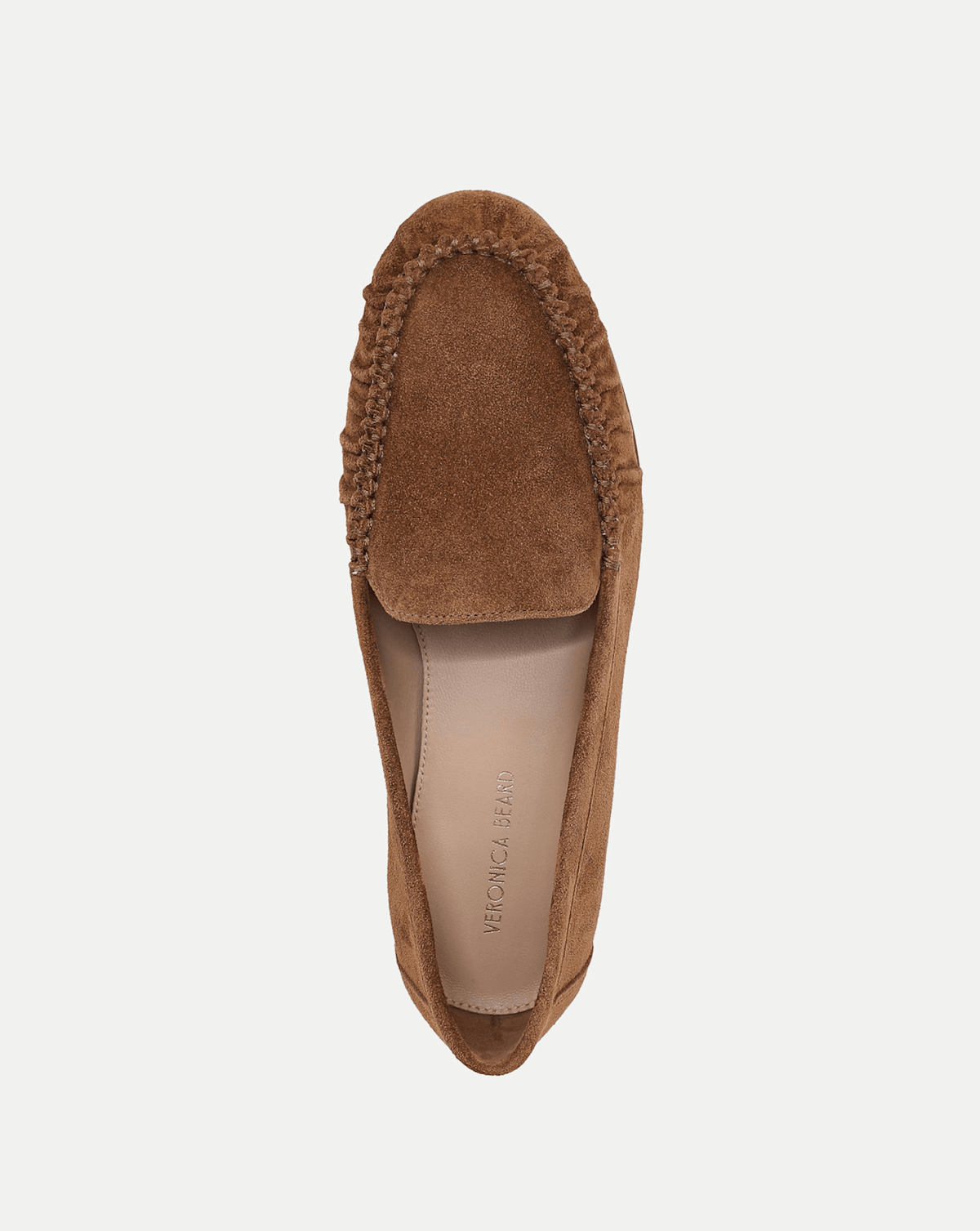 Veronica Beard | Prilla Suede Loafer in Chestnut Chestnut