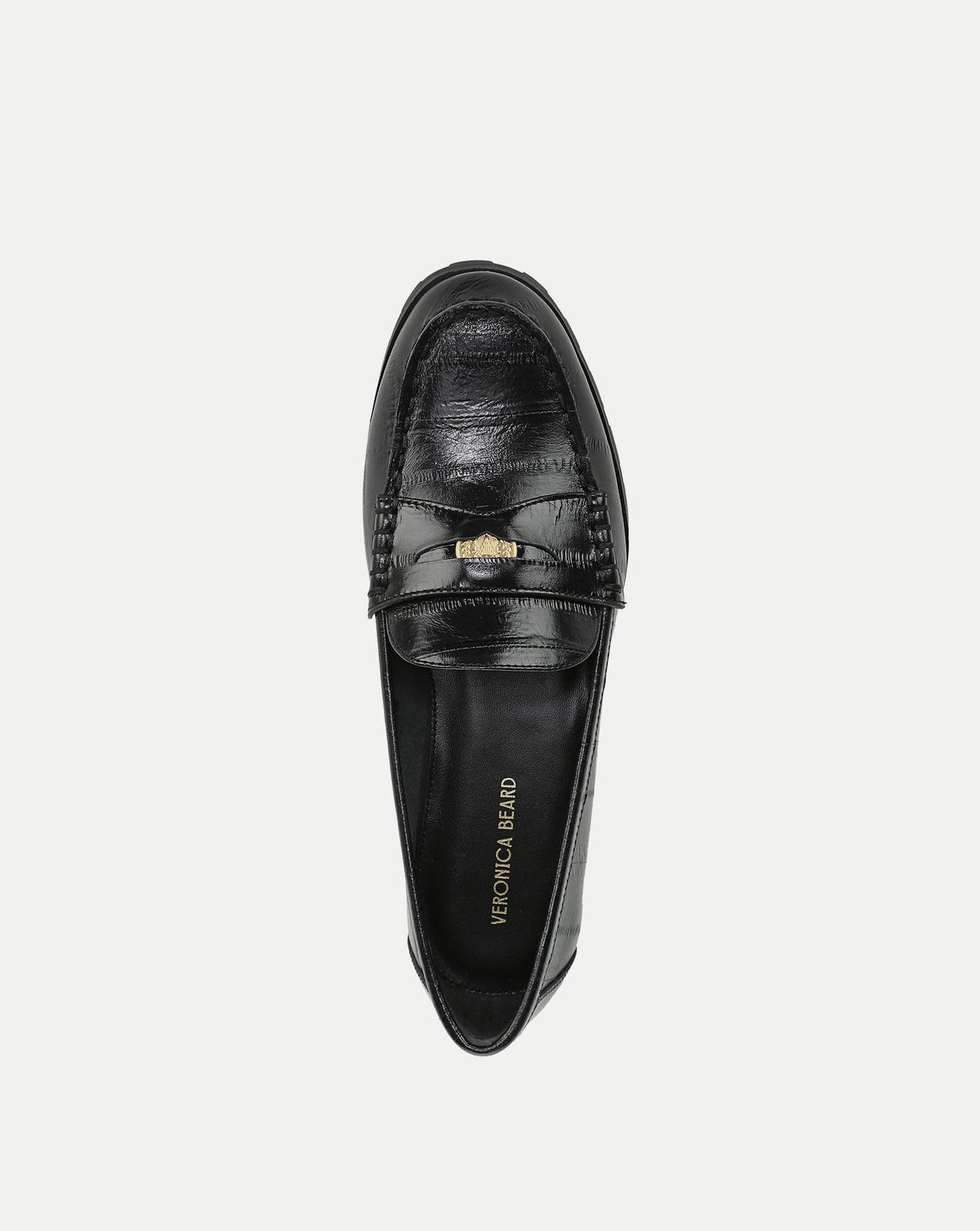 Veronica Beard | Penny Lug-Sole Loafer in Black Black