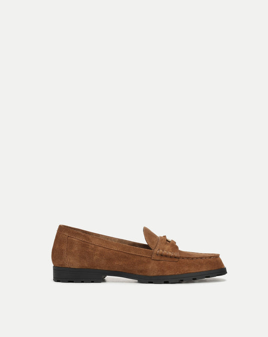 Veronica Beard | Penny Lug-Sole Loafer in Hazelwood Hazelwood