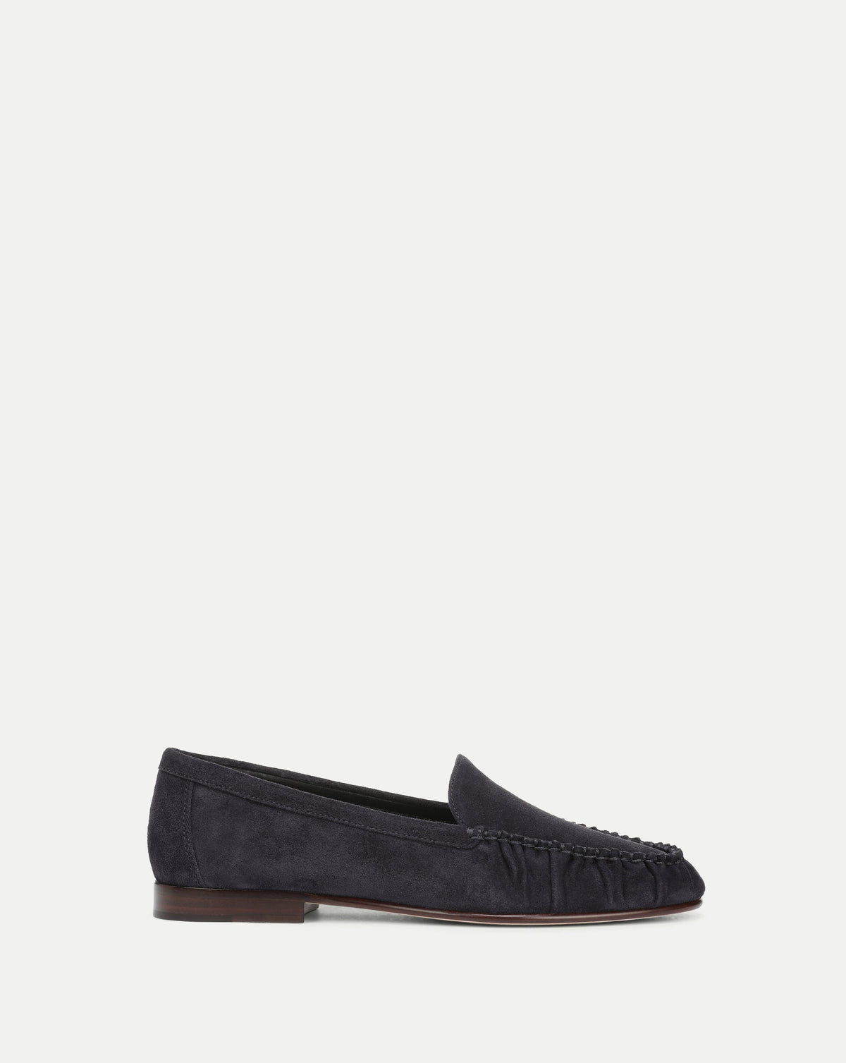 Veronica Beard | Prilla Suede Loafer in Navy Navy