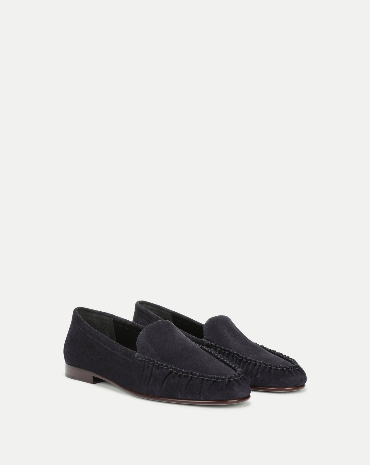 Veronica Beard | Prilla Suede Loafer in Navy Navy