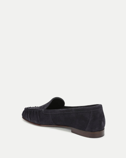 Veronica Beard | Prilla Suede Loafer in Navy Navy