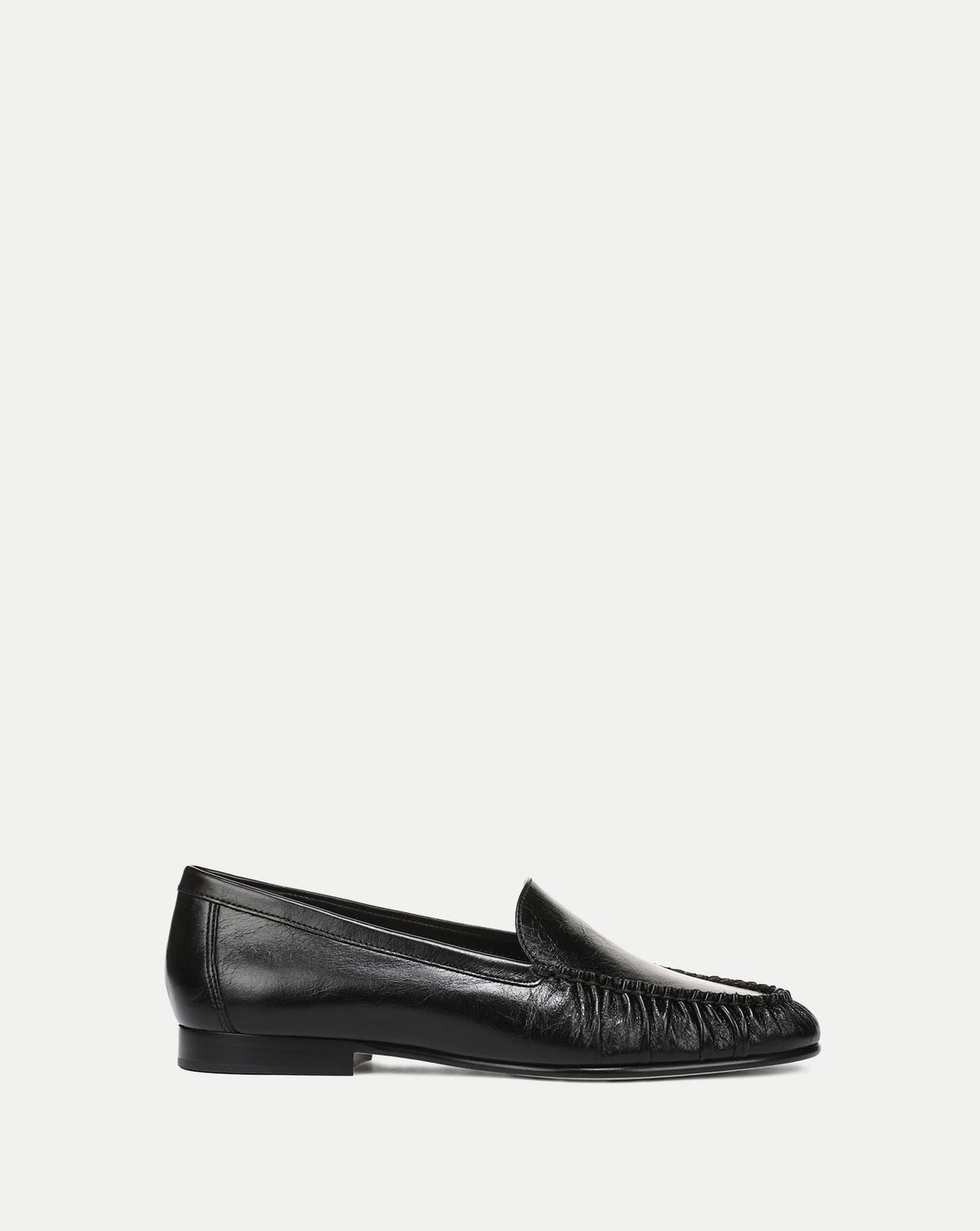 Veronica Beard | Prilla Leather Loafer in Black Black