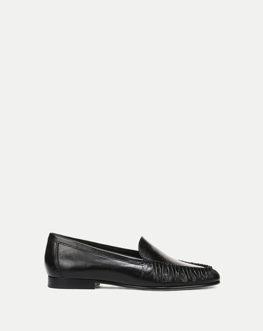 Veronica Beard | Prilla Leather Loafer in Black Black