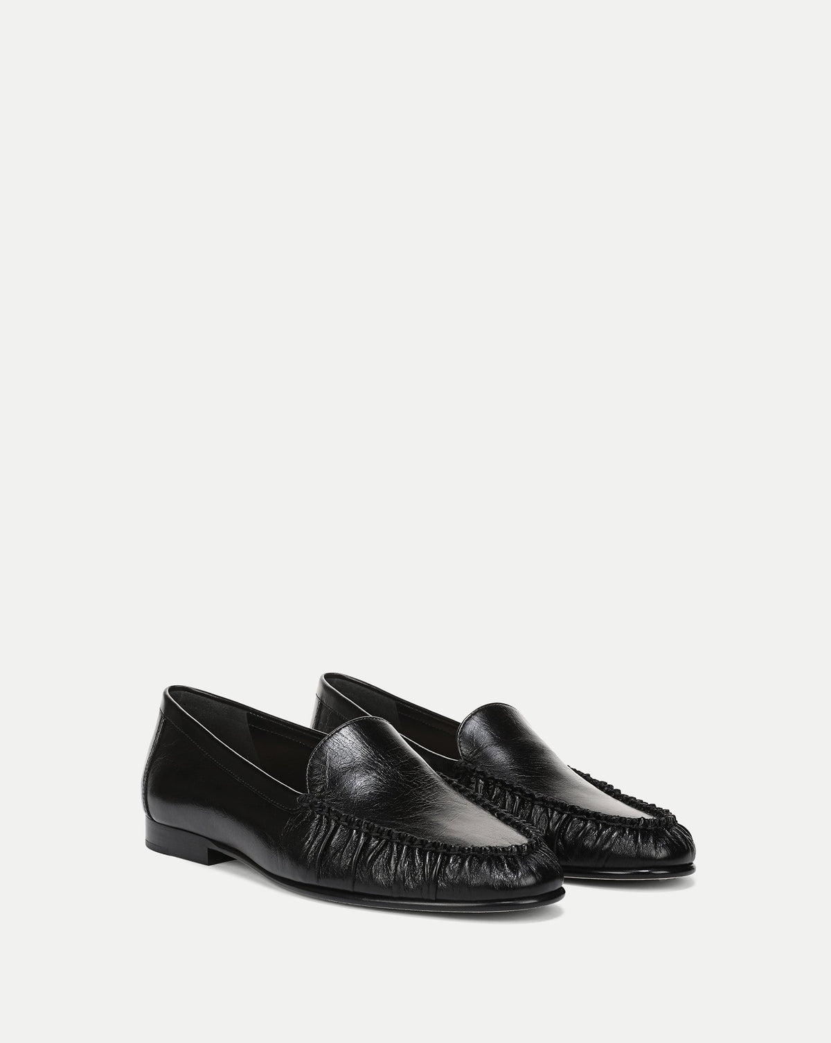 Veronica Beard | Prilla Leather Loafer in Black Black
