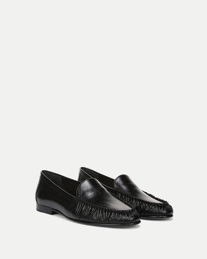 Veronica Beard | Prilla Leather Loafer in Black Black