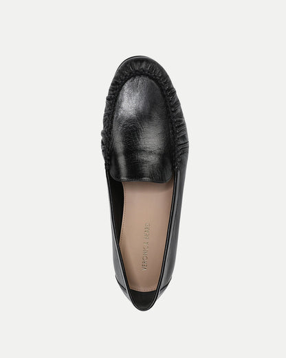 Veronica Beard | Prilla Leather Loafer in Black Black