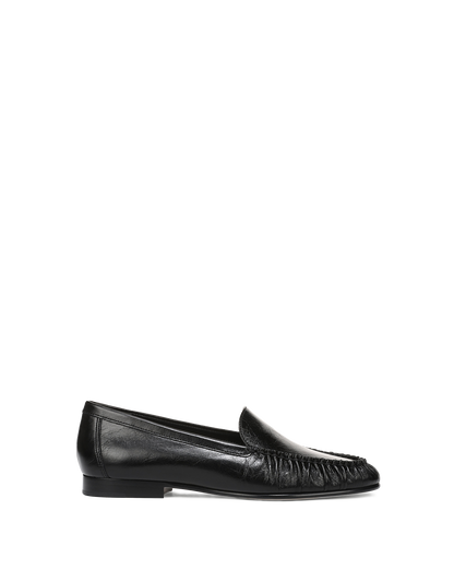 Veronica Beard | Prilla Leather Loafer in Black Black