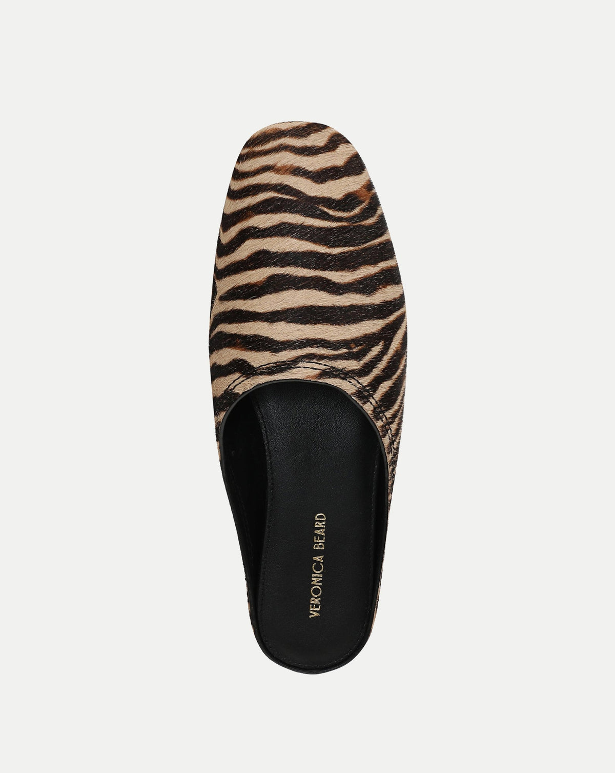 Veronica Beard | Narcisa Calf Hair Mule in Zebra Ziger