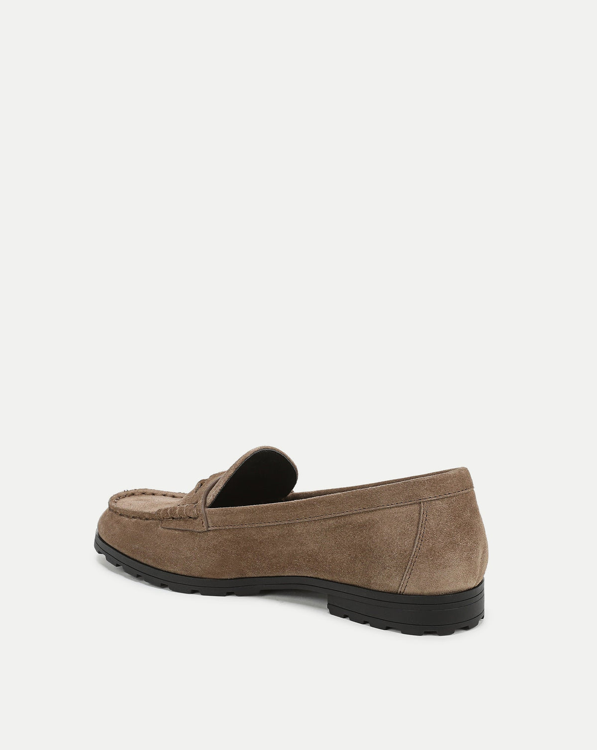 Veronica Beard | Penny Lug-Sole Loafer in Bark Bark
