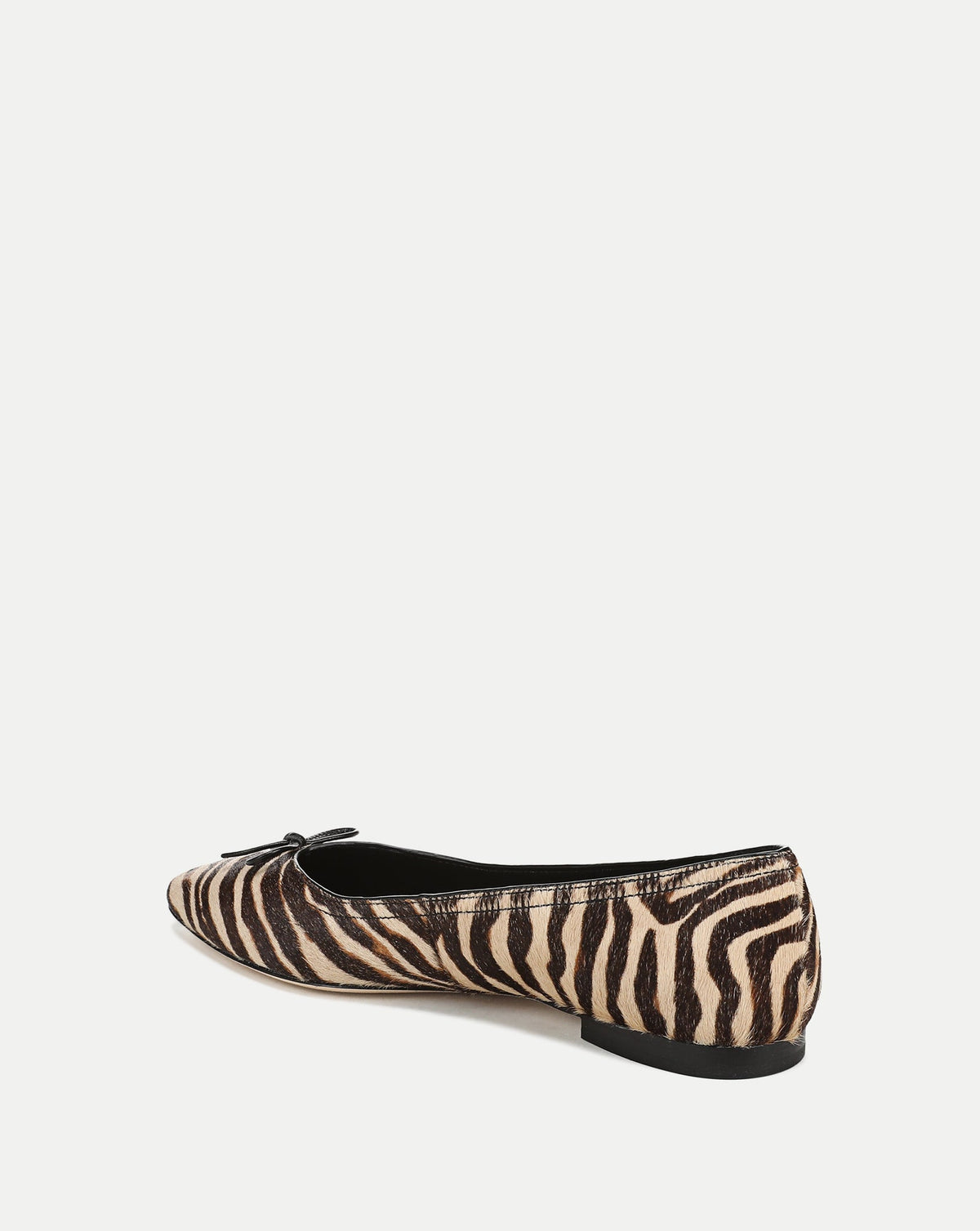 Veronica Beard | Cailey Calf Hair Flat in Zebra Ziger
