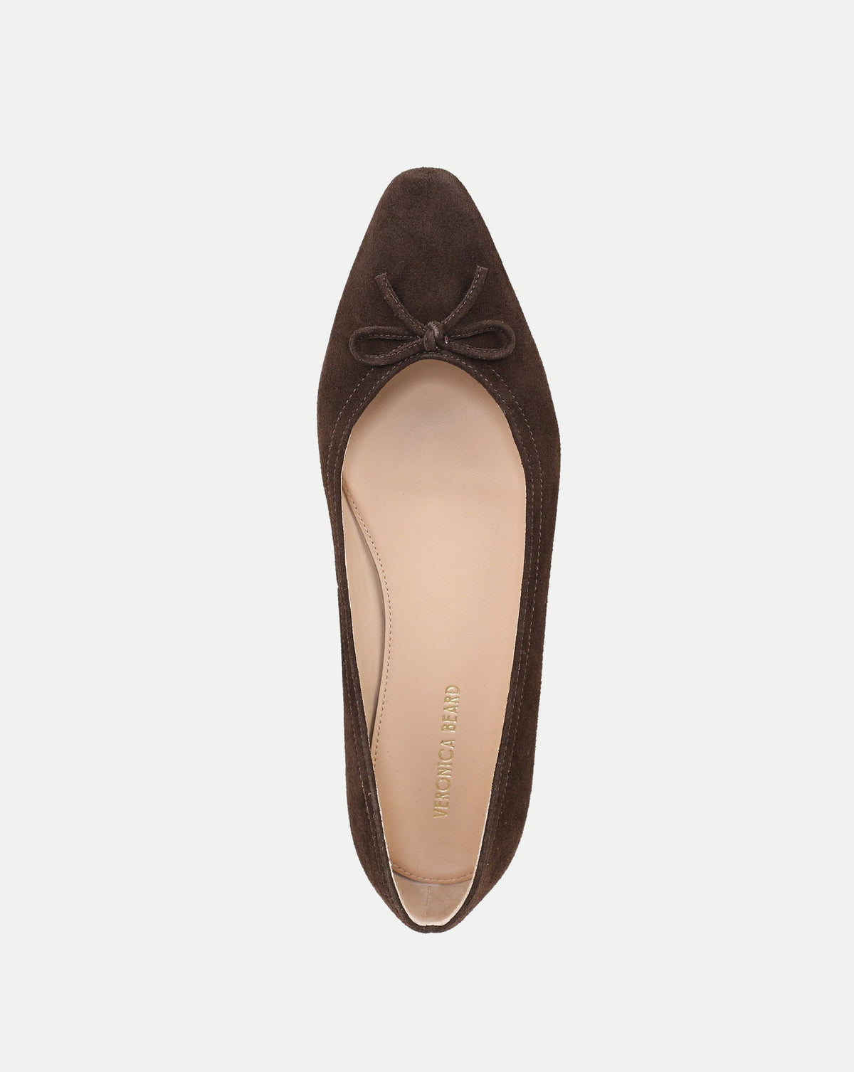 Veronica Beard | Cailey Ballet Flat in Espresso Espresso