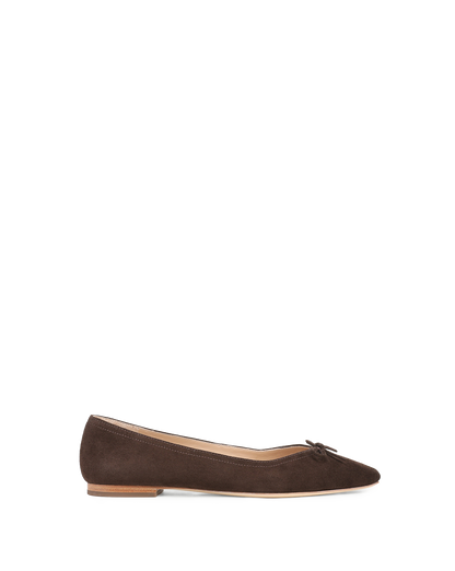 Veronica Beard | Cailey Ballet Flat in Espresso Espresso