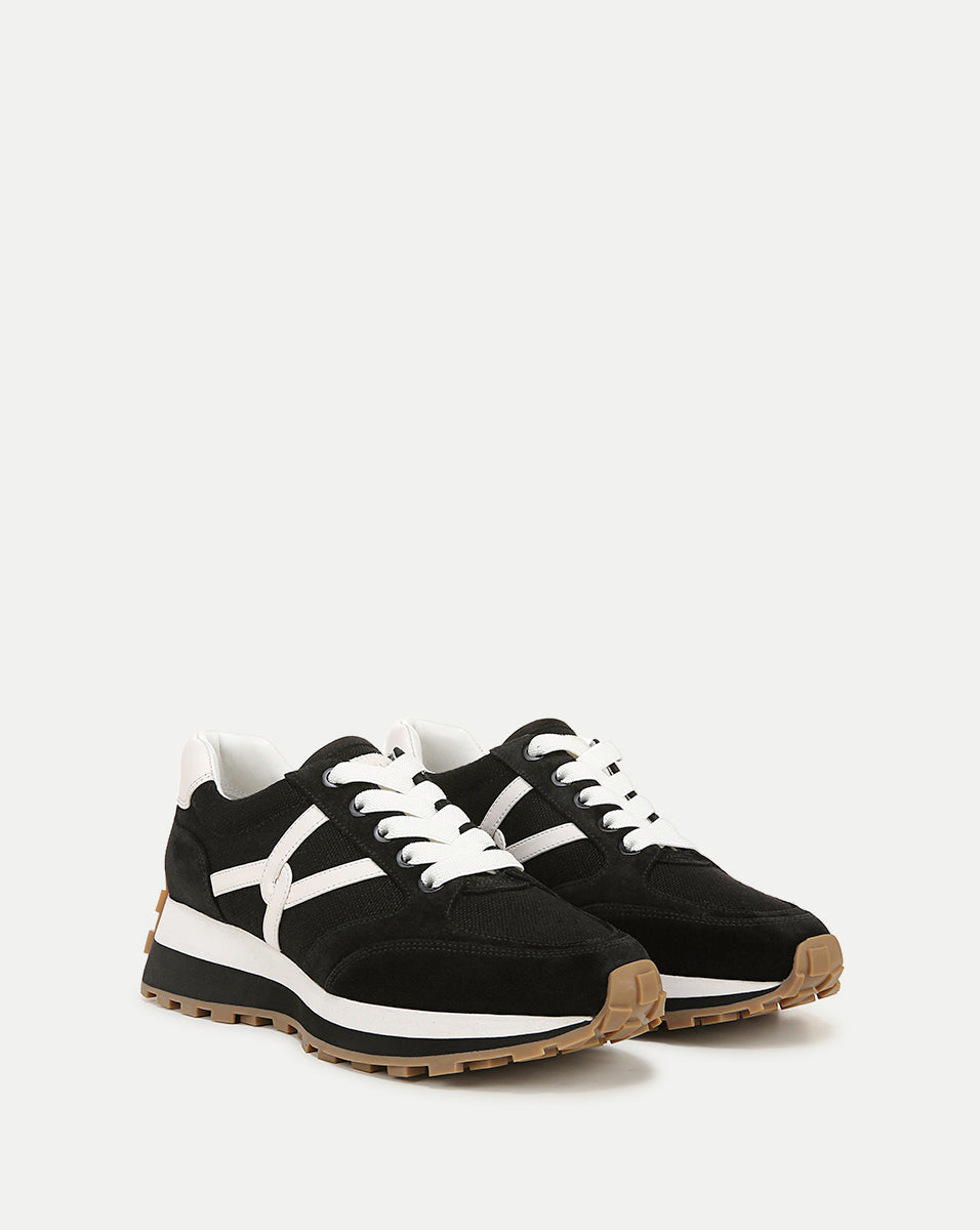Veronica Beard | Valentina Sneaker in Black & White Black/White