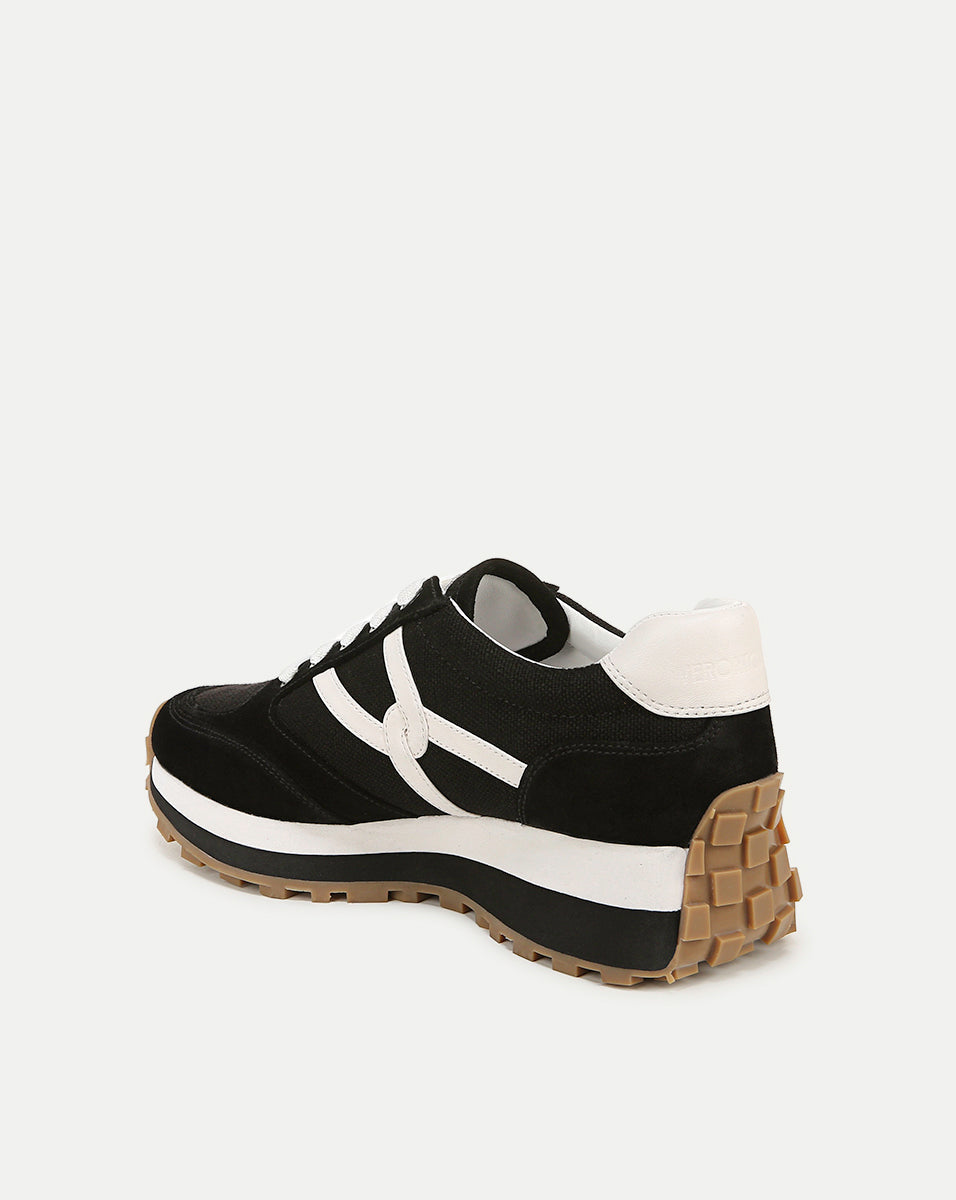 Veronica Beard | Valentina Sneaker in Black & White Black/White