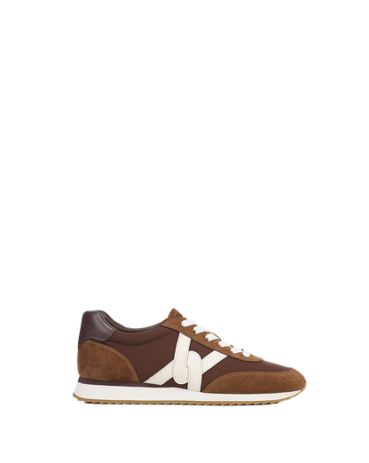 Veronica Beard | Penrose Sneaker in Chocolate/Hazelwood/Raisin Brown & White Chocolate/Hazelwood/Raisin