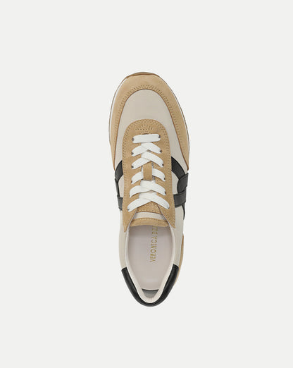 Veronica Beard | Penrose Sneaker in Desert/Black Desert/Black