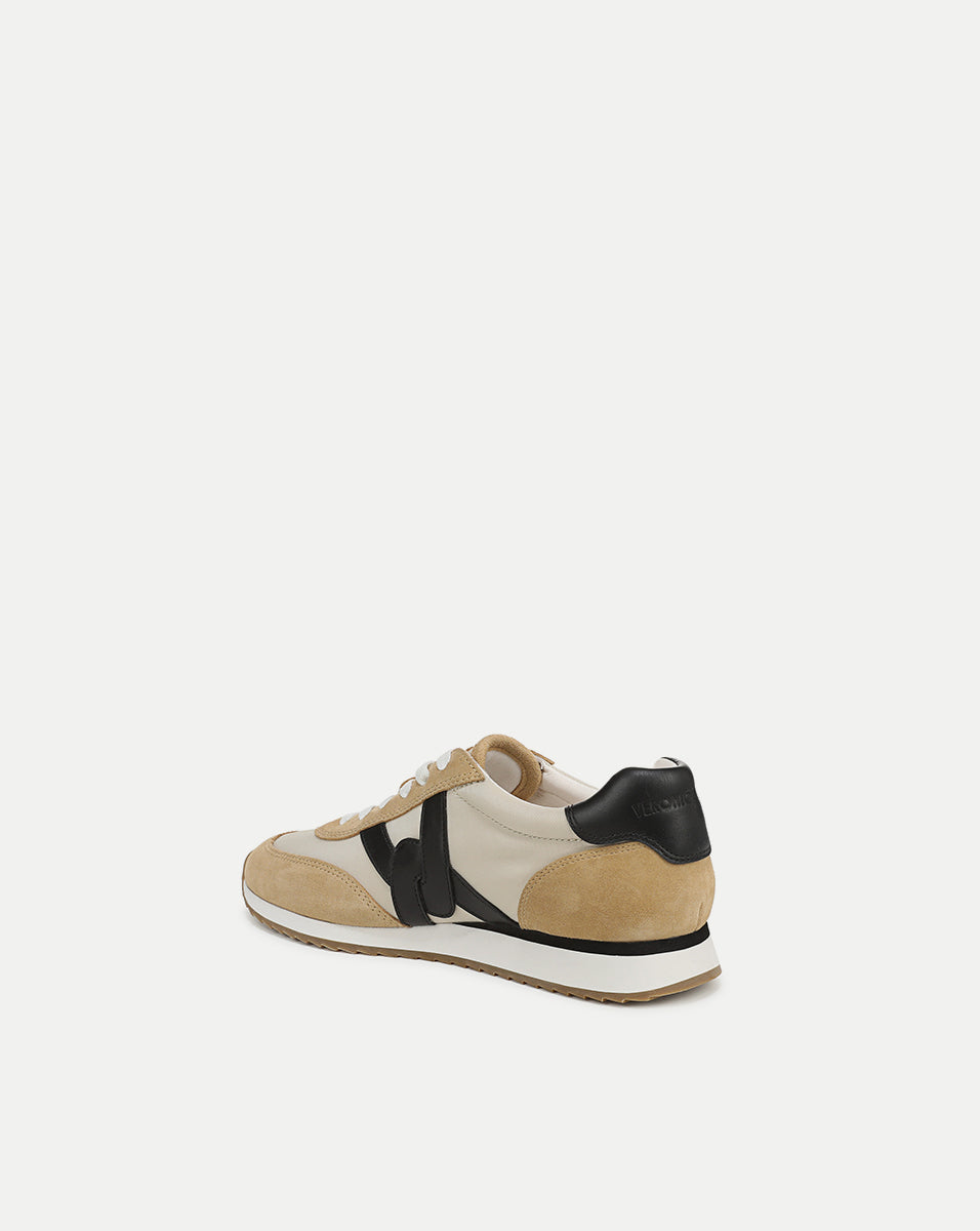 Veronica Beard | Penrose Sneaker in Desert/Black Desert/Black
