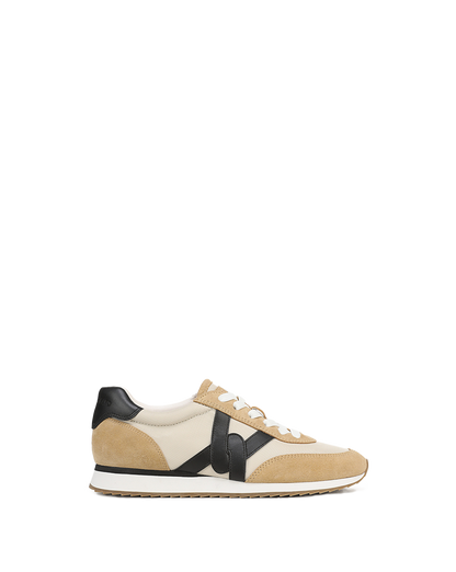 Veronica Beard | Penrose Sneaker in Desert/Black Desert/Black