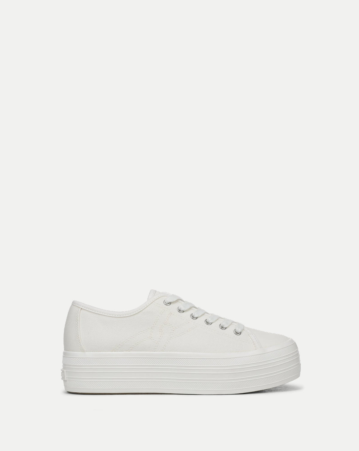 Veronica Beard | Truett Platform Sneaker in White Coconut Coconut