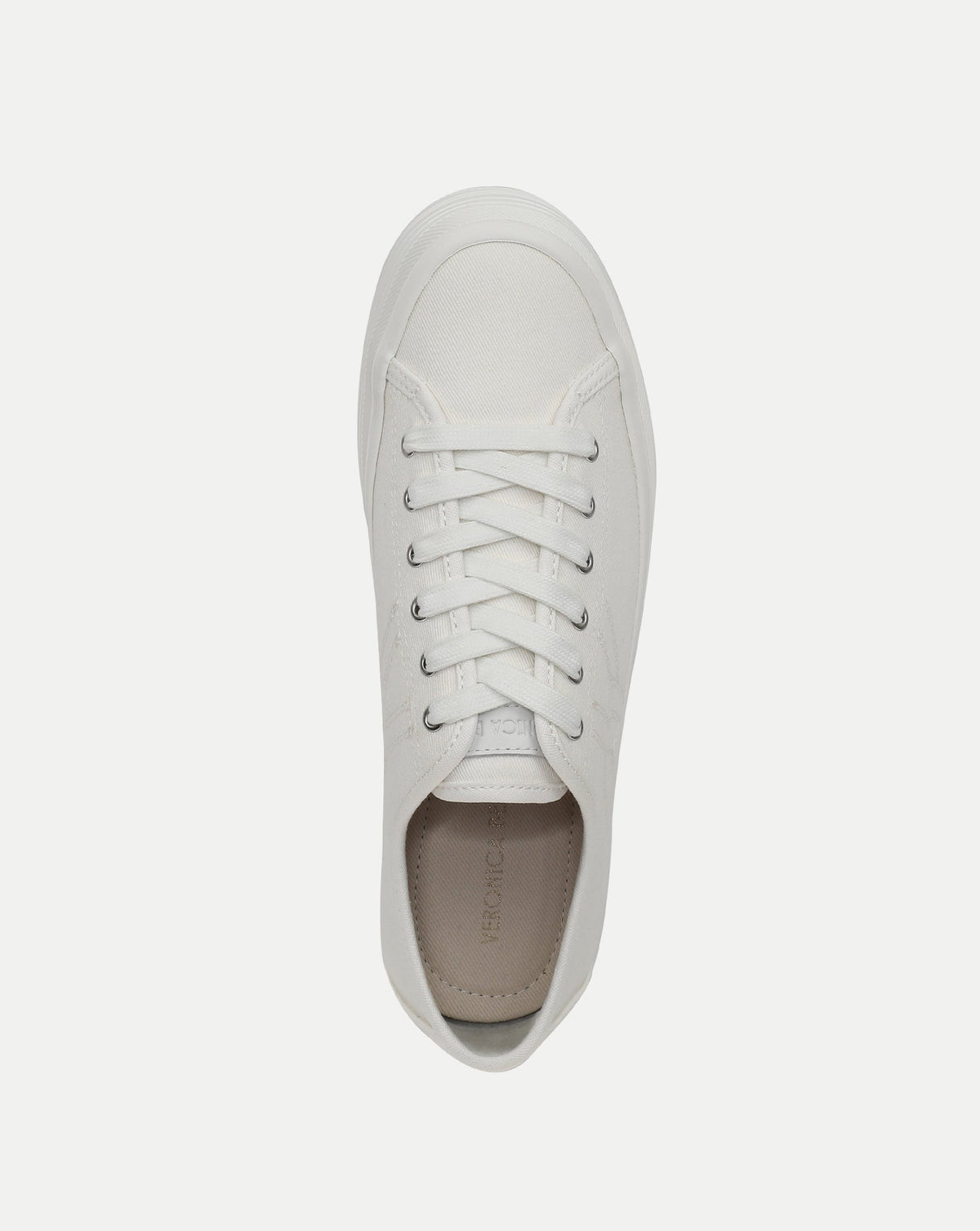 Veronica Beard | Truett Platform Sneaker in White Coconut Coconut