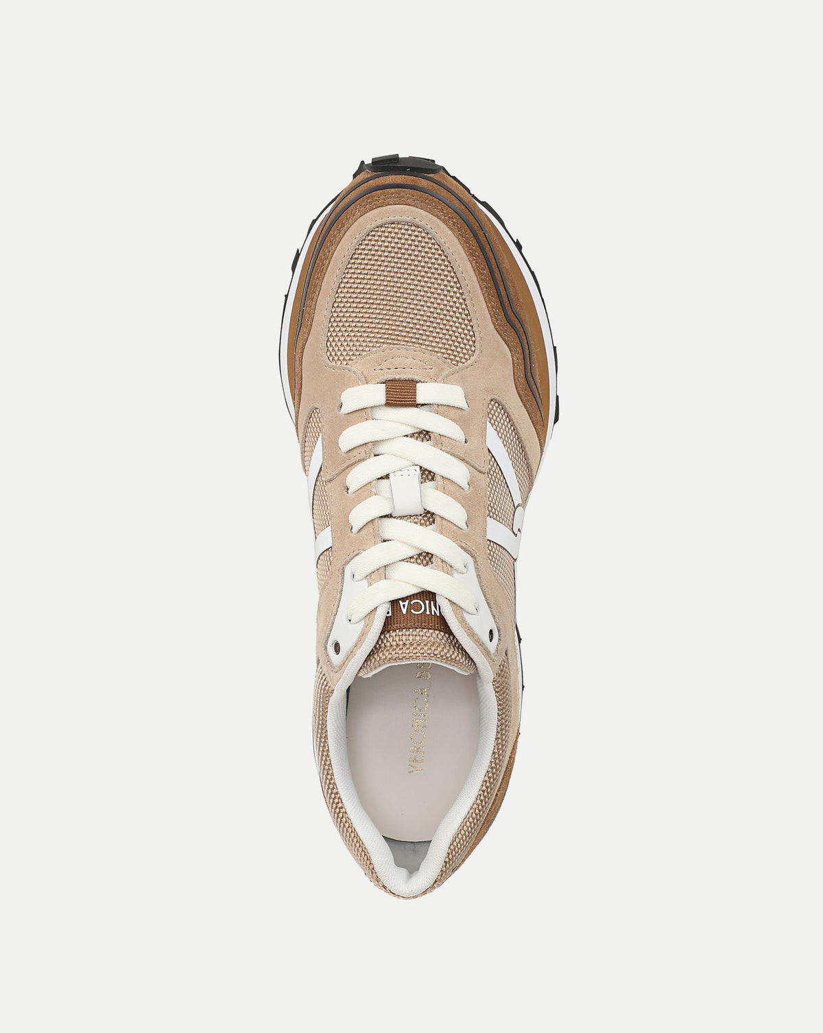 Veronica Beard | Valentina Sport Sneaker in Chestnut/Ecru Chestnut/Ecru