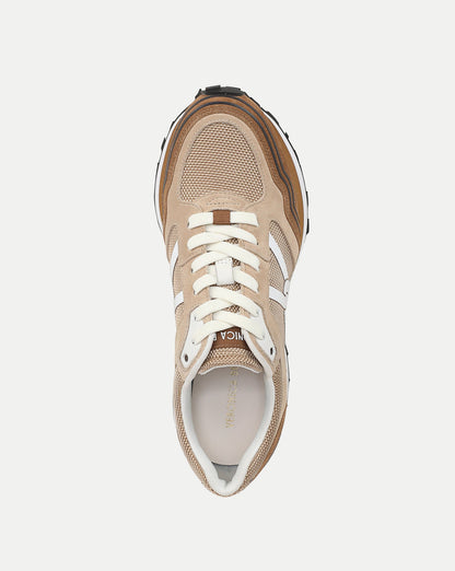 Veronica Beard | Valentina Sport Sneaker in Chestnut/Ecru Chestnut/Ecru