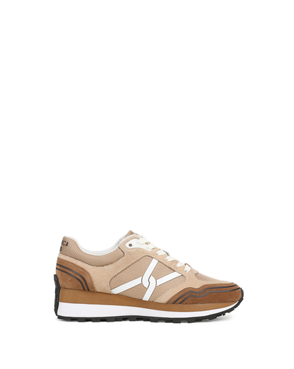 Veronica Beard | Valentina Sport Sneaker in Chestnut/Ecru Chestnut/Ecru