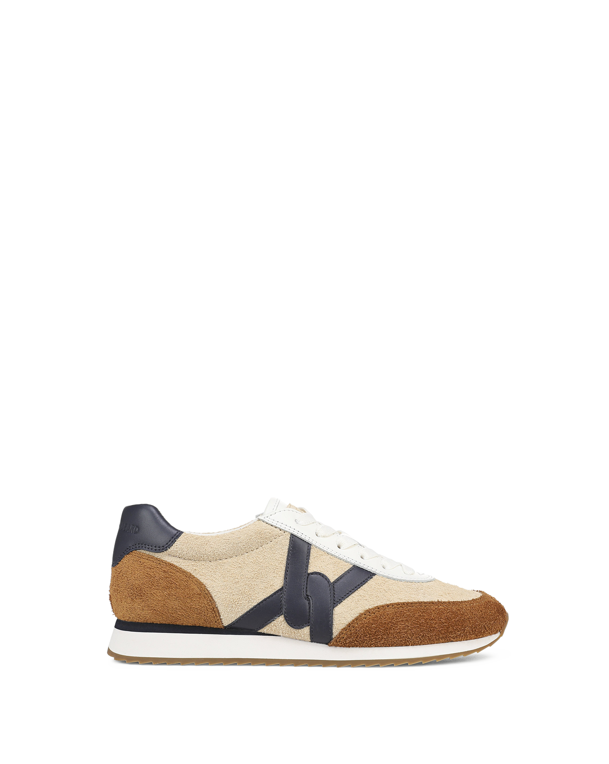 Veronica Beard | Penrose Sneaker in Beige & Tan Sand/Hazelnut/Navy
